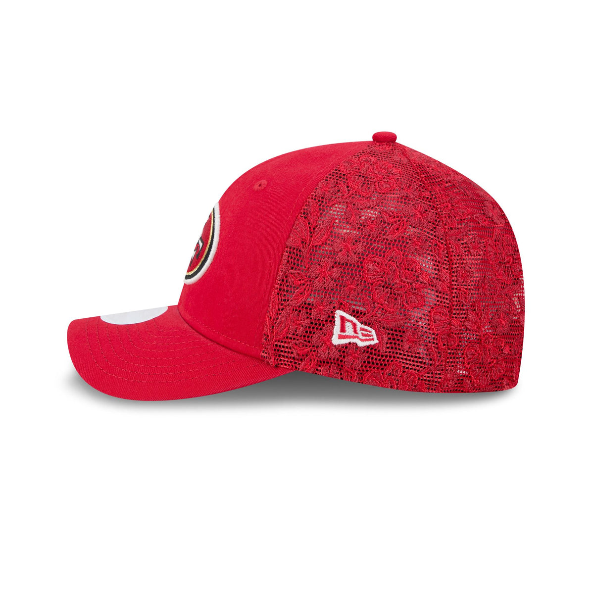 San Francisco 49ers Floral Mesh Women's 9FORTY M-Crown Trucker Hat