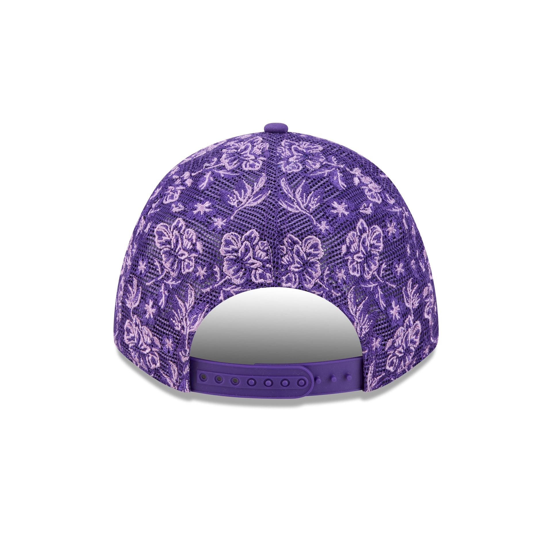 Los Angeles Lakers Floral Mesh Women's 9FORTY M-Crown Trucker Hat