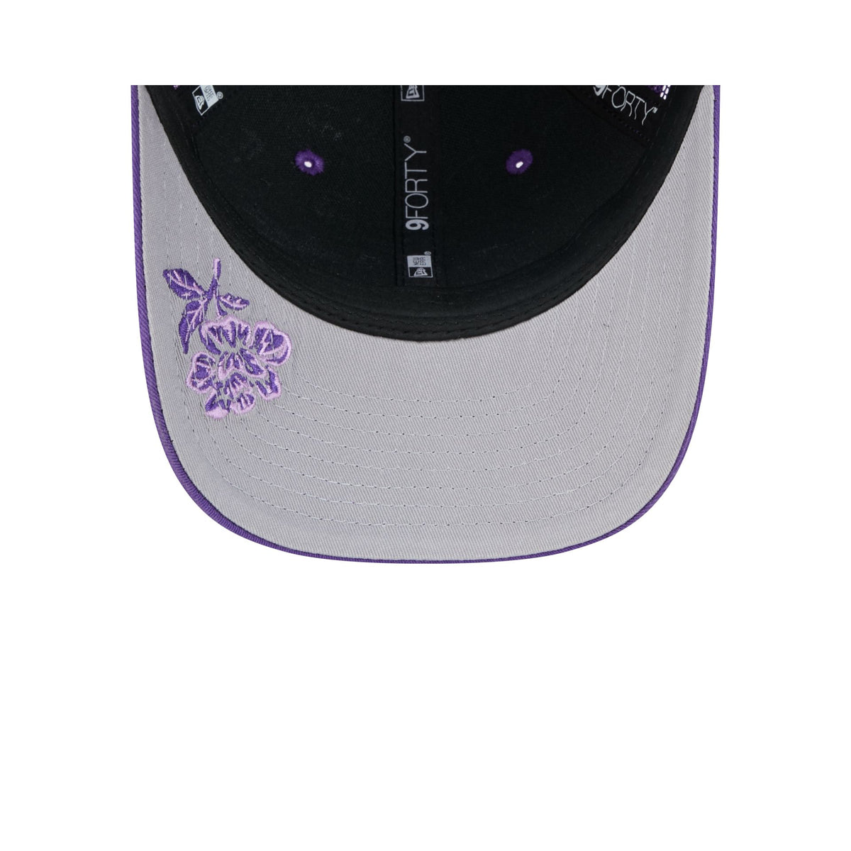 Los Angeles Lakers Floral Mesh Women's 9FORTY M-Crown Trucker Hat