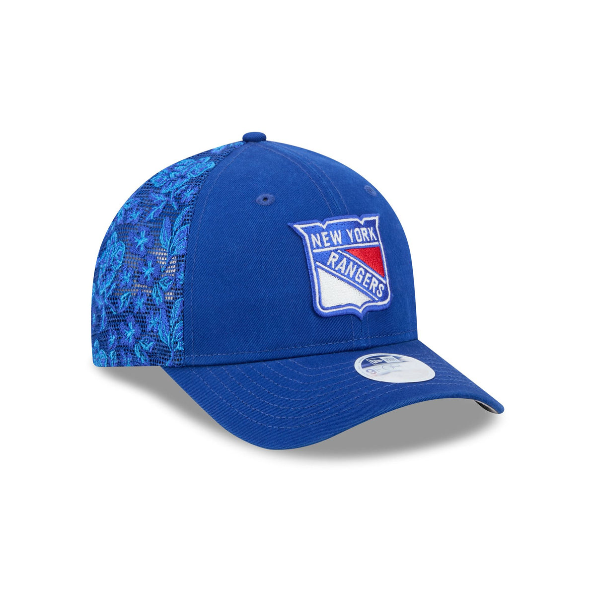New York Rangers Floral Mesh Women's 9FORTY M-Crown Trucker Hat