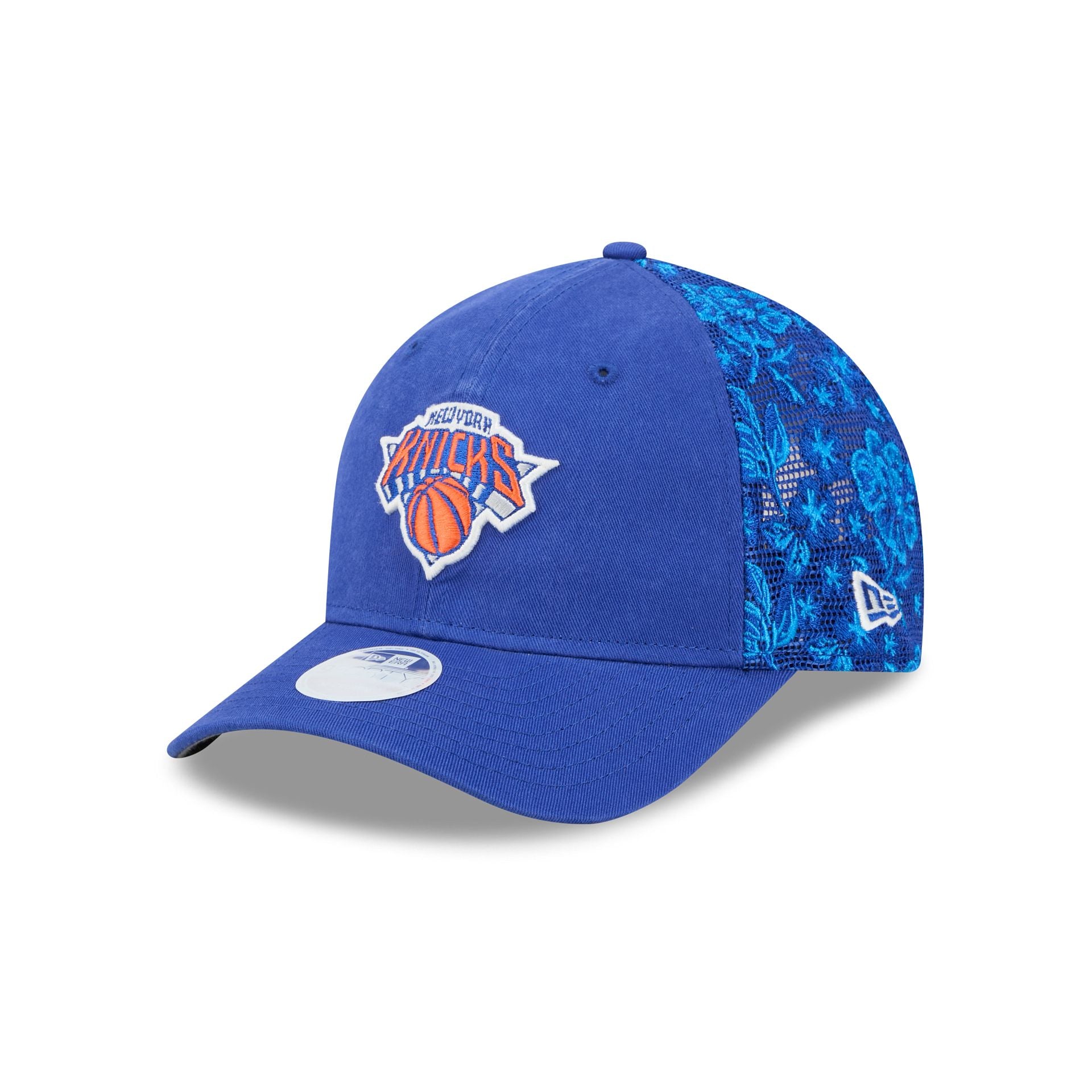New York Knicks Floral Mesh Women's 9FORTY M-Crown Trucker Hat