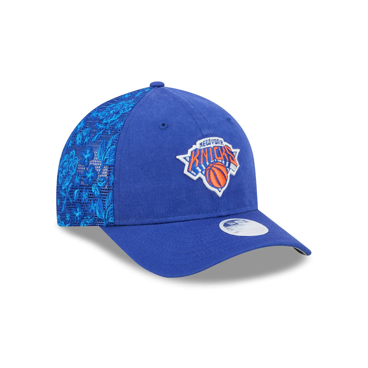 New York Knicks Floral Mesh Women's 9FORTY M-Crown Trucker Hat