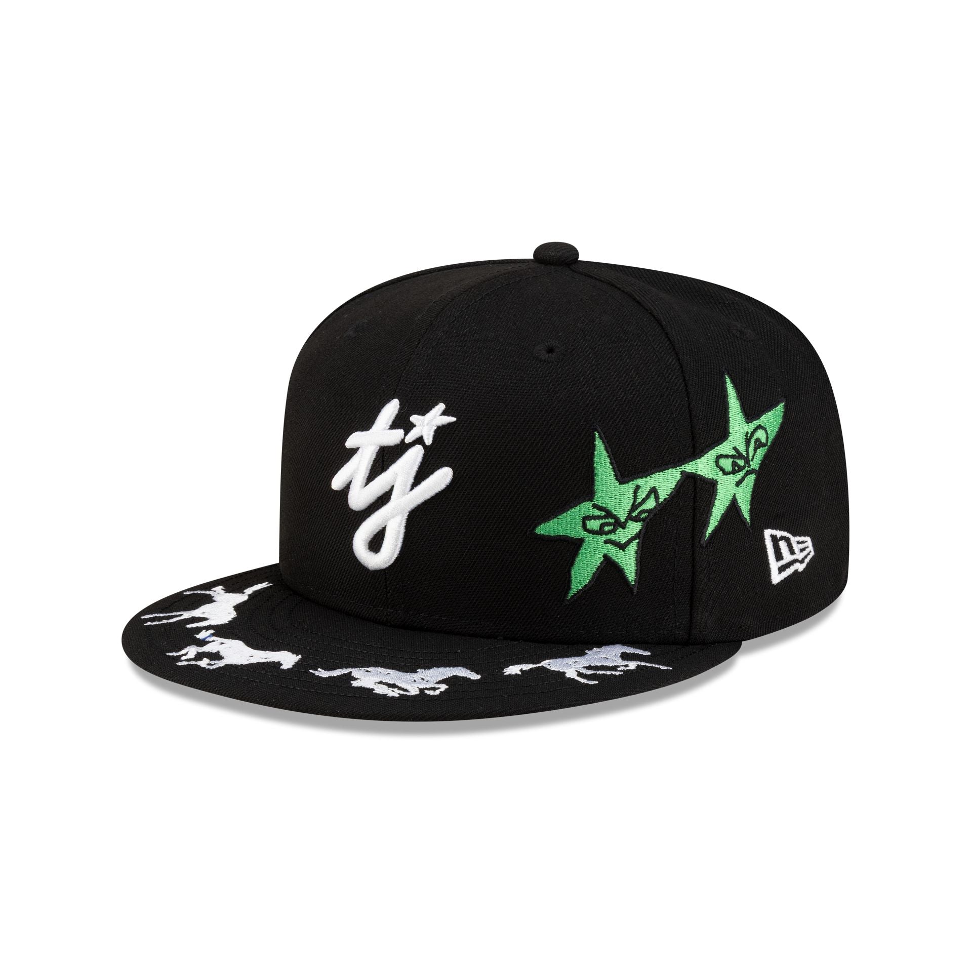 TwoJeys Embellished Black 59FIFTY Fitted Hat