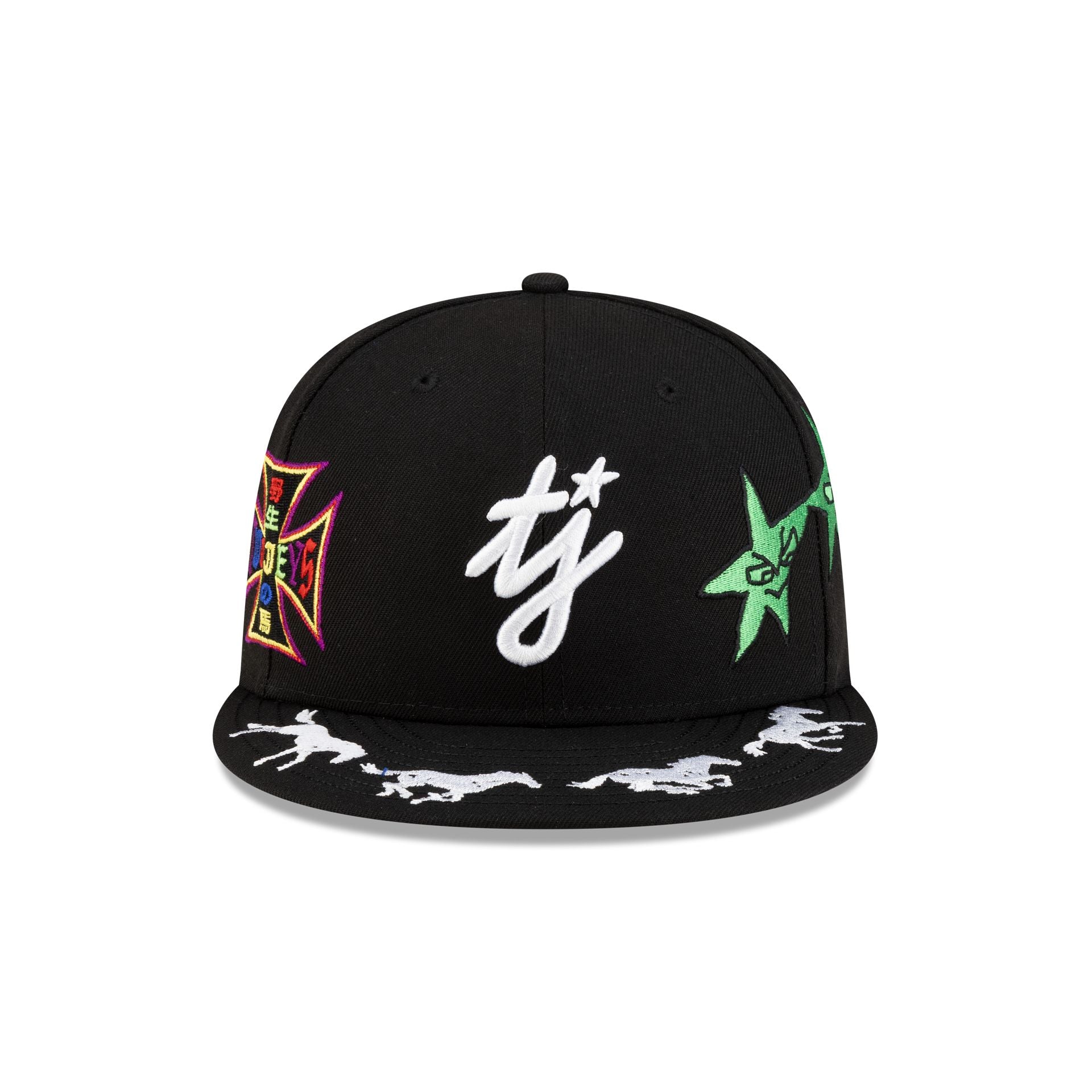 TwoJeys Embellished Black 59FIFTY Fitted Hat
