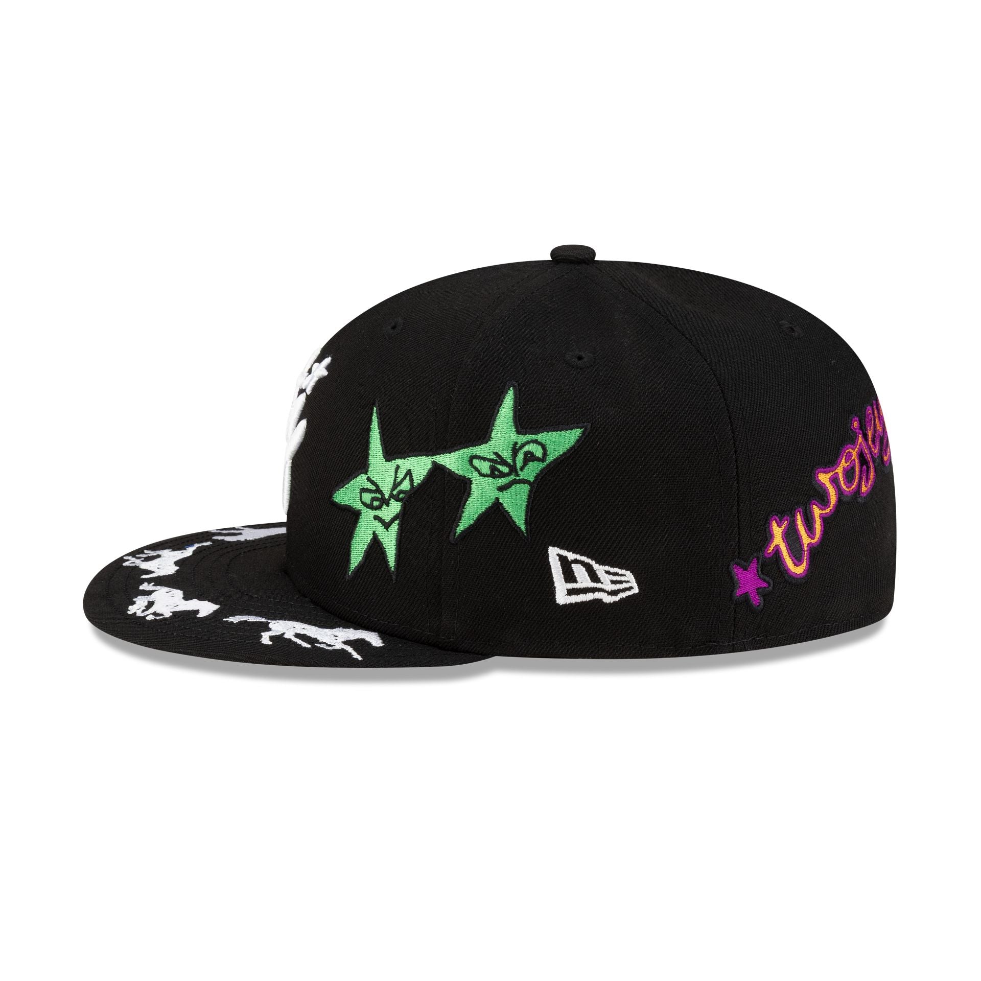 TwoJeys Embellished Black 59FIFTY Fitted Hat – New Era Cap