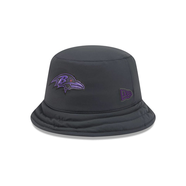 Baltimore Ravens 2026 Sideline Cold Weather Bucket Hat – New Era Cap