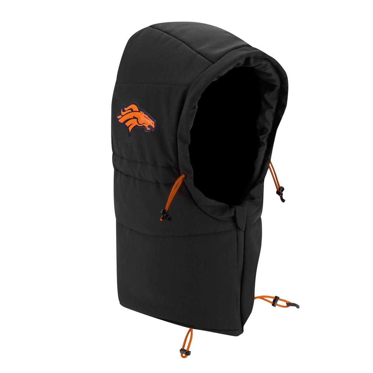 Denver Broncos 2026 Sideline Cold Weather Puffer Hood Hat