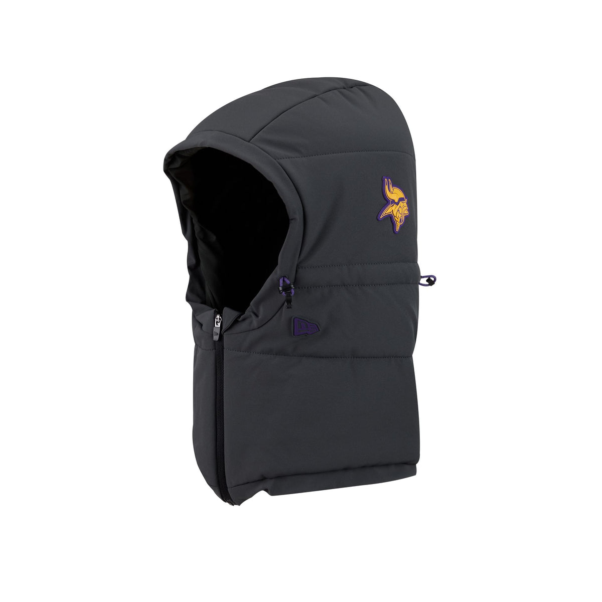 Minnesota Vikings 2026 Sideline Cold Weather Puffer Hood Hat