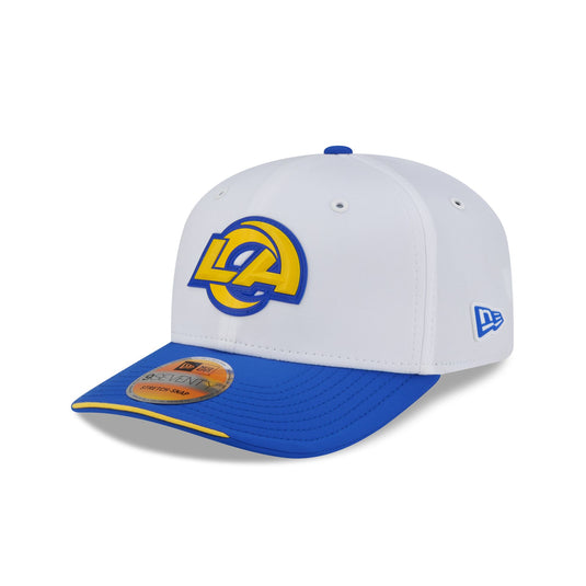 Los Angeles Rams 2026 Sideline White 9SEVENTY Stretch-Snap Hat - New Era Cap