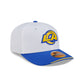 Los Angeles Rams 2026 Sideline White 9SEVENTY Stretch-Snap Hat