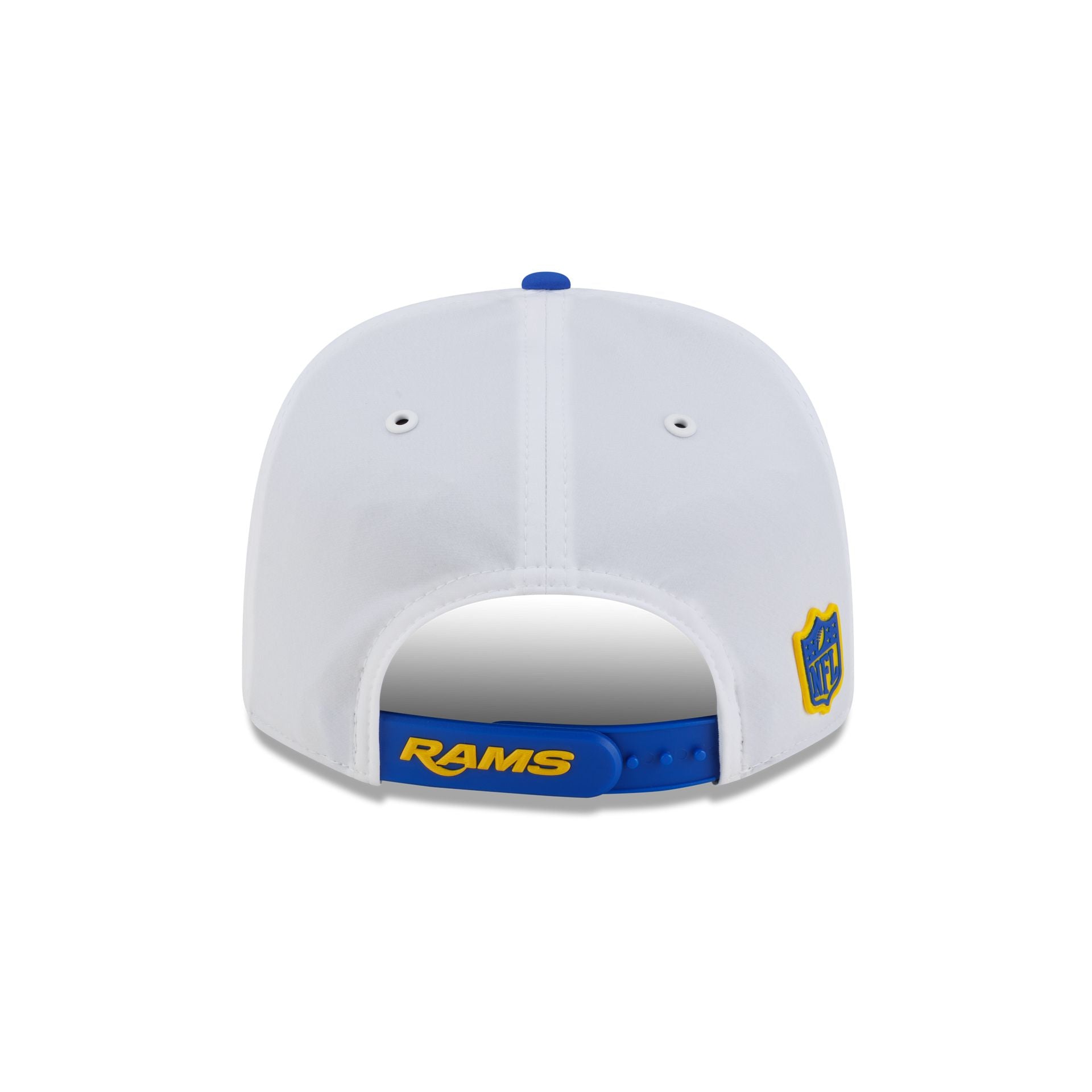 Los Angeles Rams 2026 Sideline White 9SEVENTY Stretch-Snap Hat