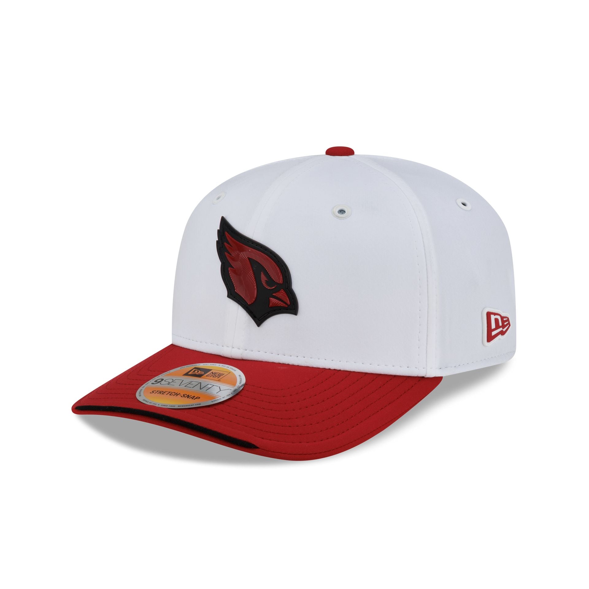 Arizona Cardinals 2026 Sideline White 9SEVENTY Stretch-Snap Hat
