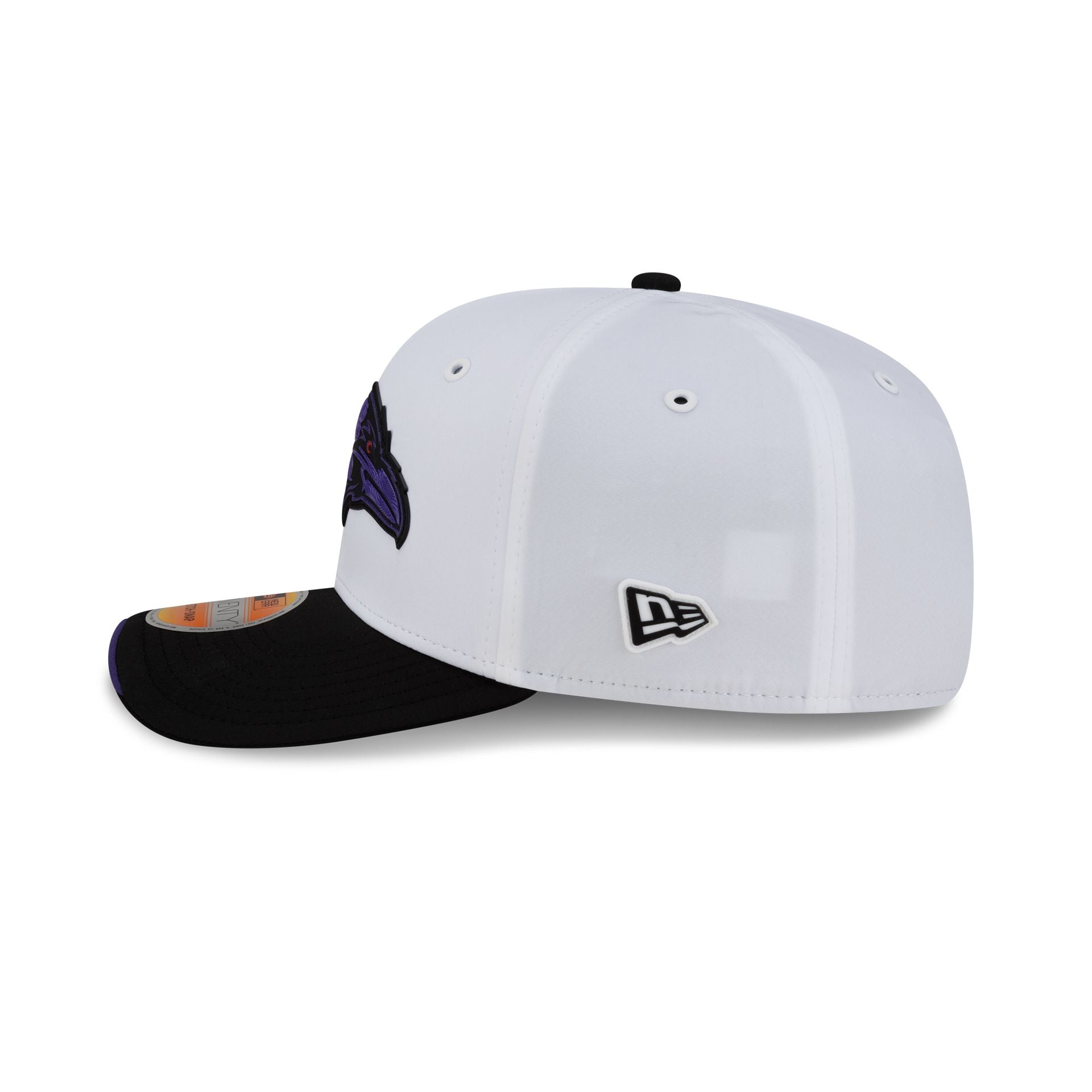Baltimore Ravens 2026 Sideline White 9SEVENTY Stretch-Snap Hat