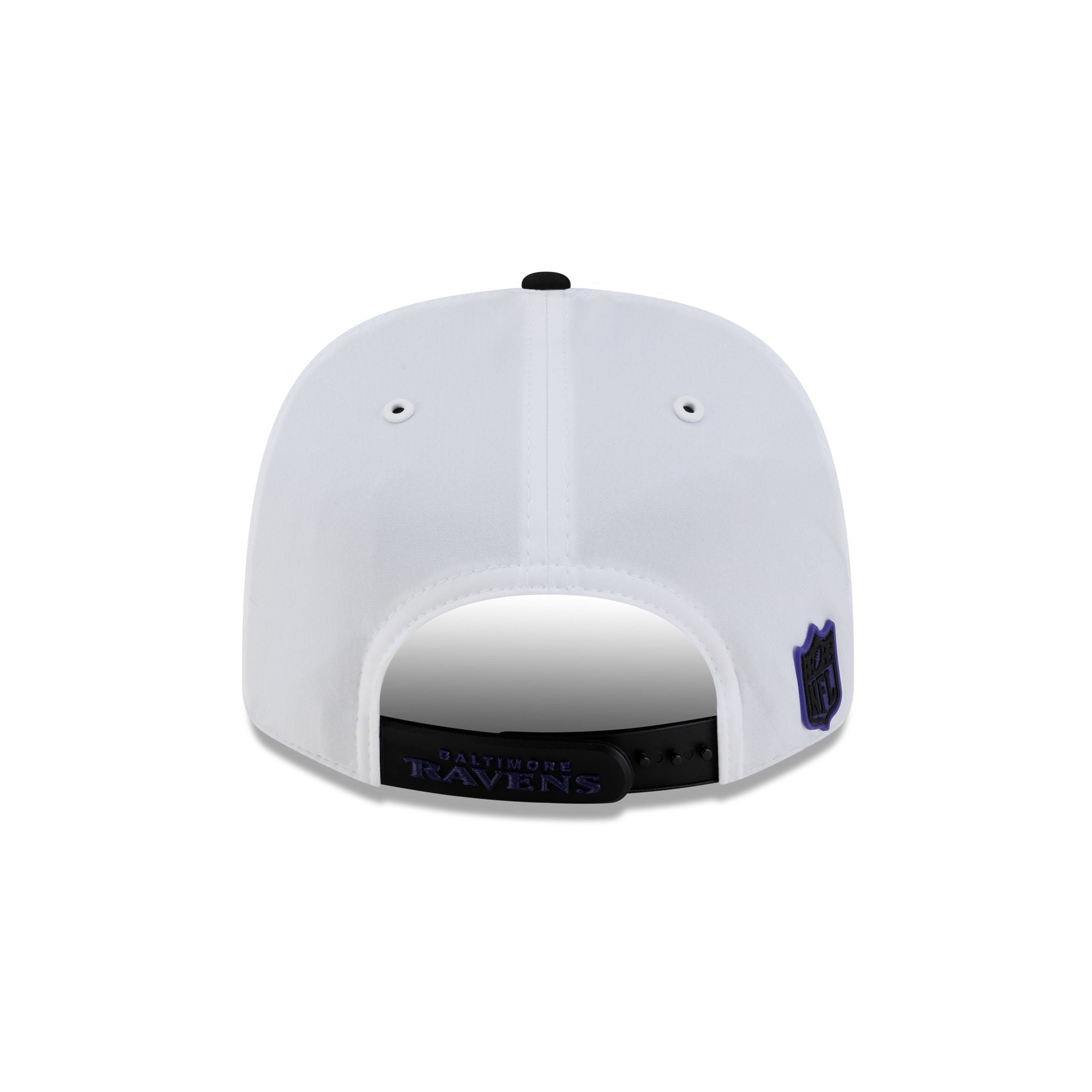 Baltimore Ravens 2026 Sideline White 9SEVENTY Stretch-Snap Hat