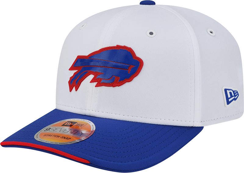 Buffalo Bills 2026 Sideline White 9SEVENTY Stretch-Snap Hat