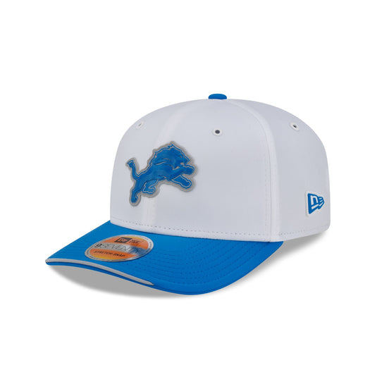 Detroit Lions 2026 Sideline White 9SEVENTY Stretch-Snap Hat - New Era Cap