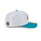 Miami Dolphins 2026 Sideline White 9SEVENTY Stretch-Snap Hat