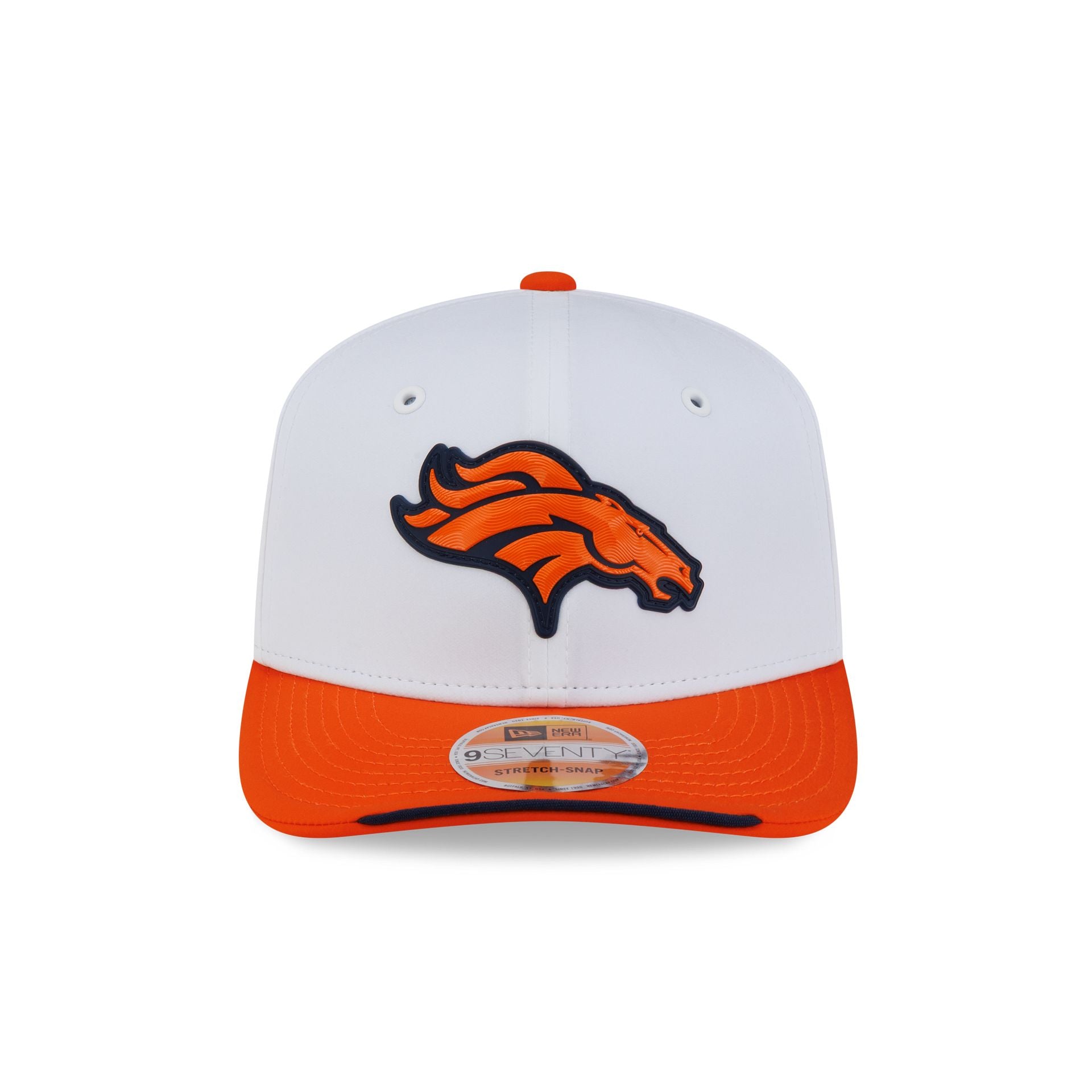 Denver Broncos 2026 Sideline White 9SEVENTY Stretch-Snap Hat – New