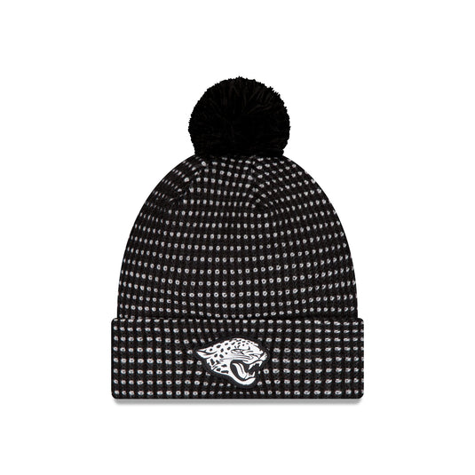 Jacksonville Jaguars 2026 Sideline Cold Weather Black Pom Knit Hat