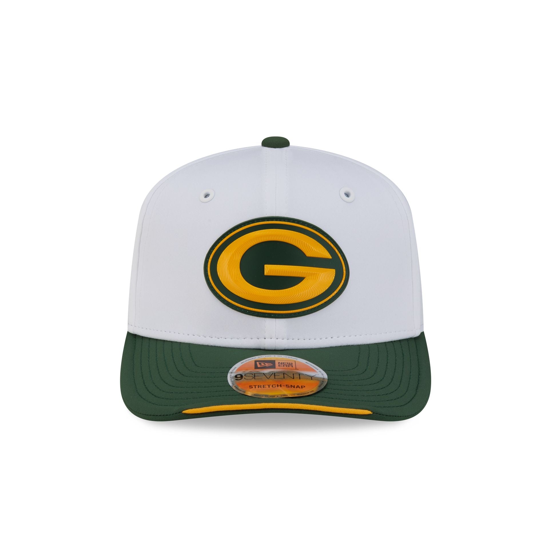 Green Bay Packers 2026 Sideline White 9SEVENTY Stretch-Snap Hat