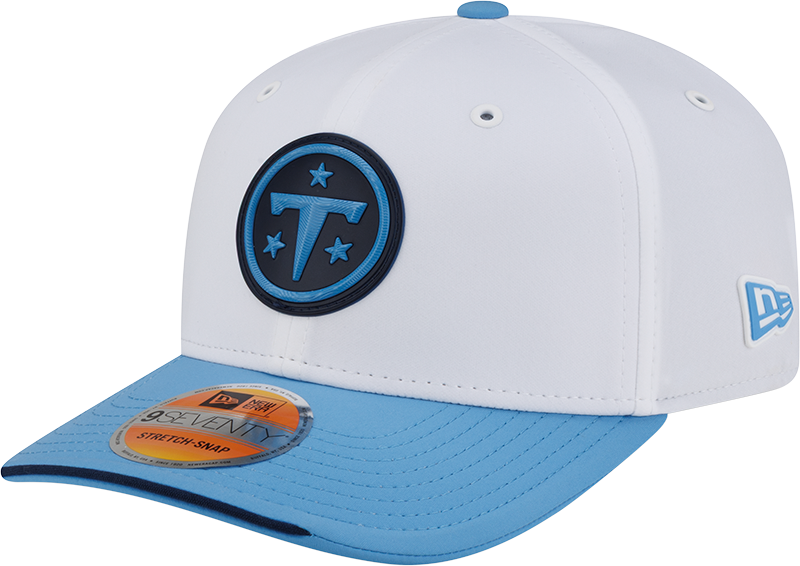 Tennessee Titans 2026 Sideline White 9SEVENTY Stretch-Snap Hat