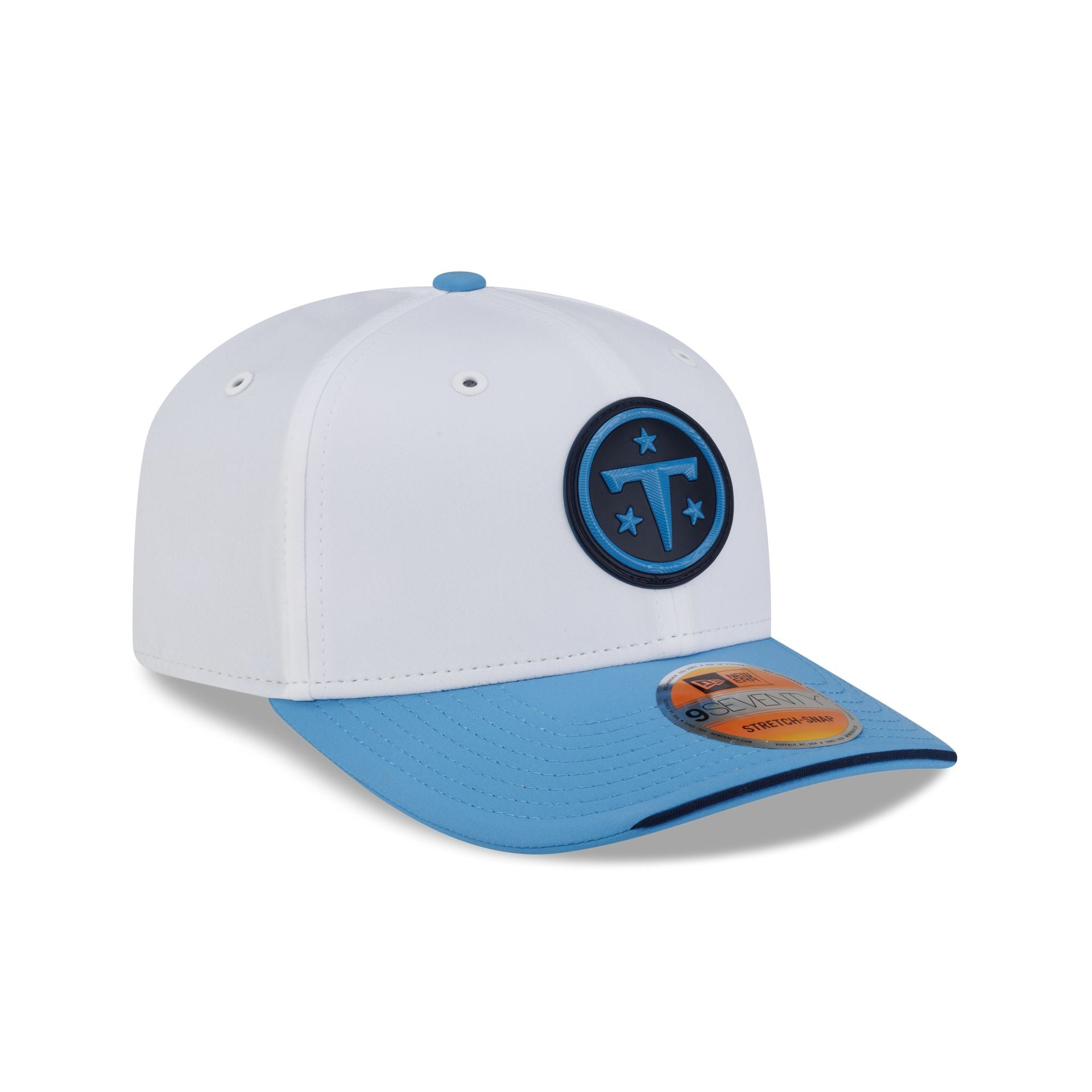 Tennessee Titans 2026 Sideline White 9SEVENTY Stretch-Snap Hat