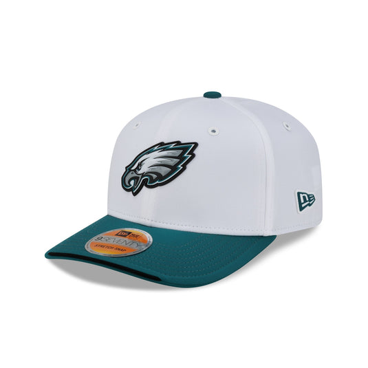 Philadelphia Eagles 2026 Sideline White 9SEVENTY Stretch-Snap Hat - New Era Cap
