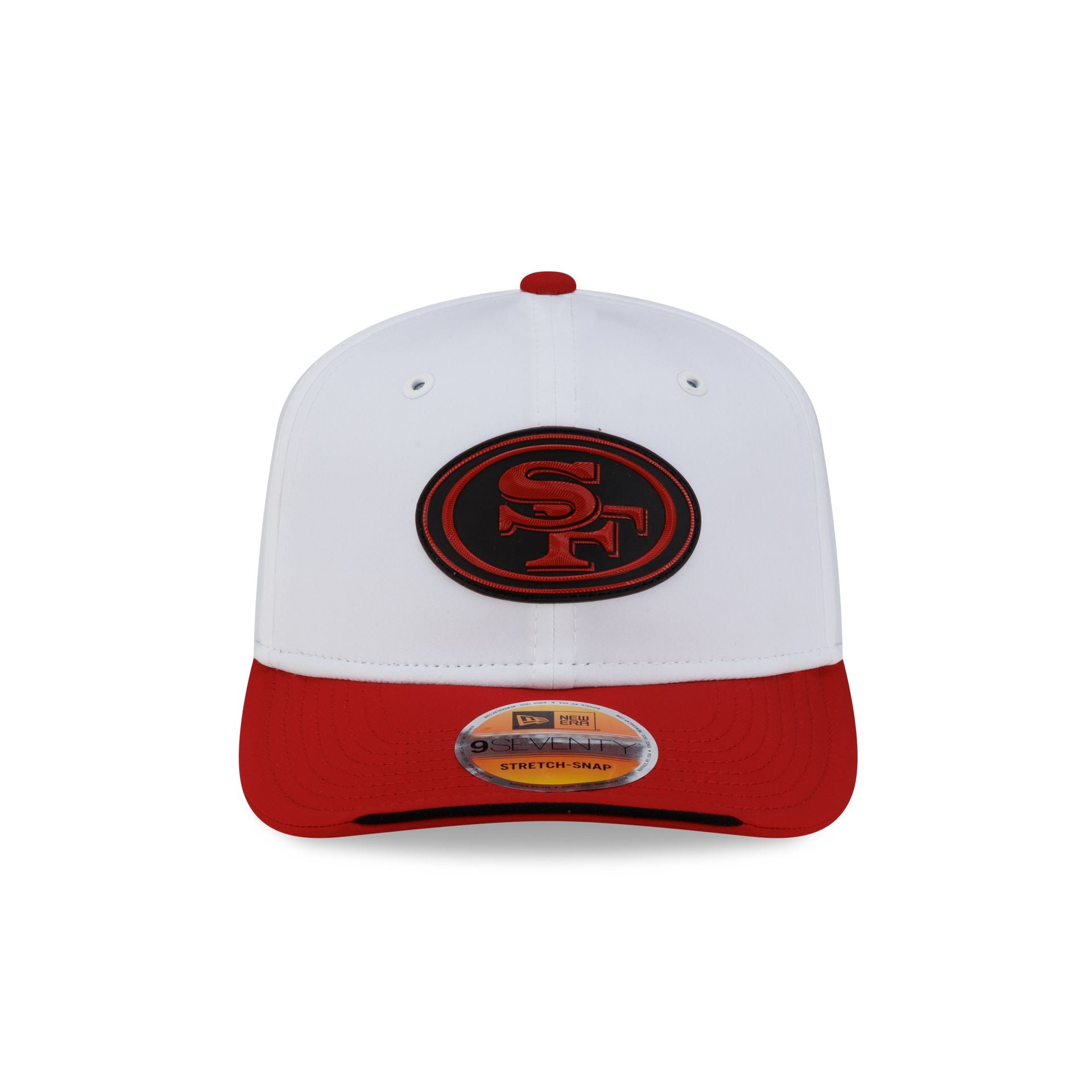 San Francisco 49ers 2026 Sideline White 9SEVENTY Stretch-Snap Hat