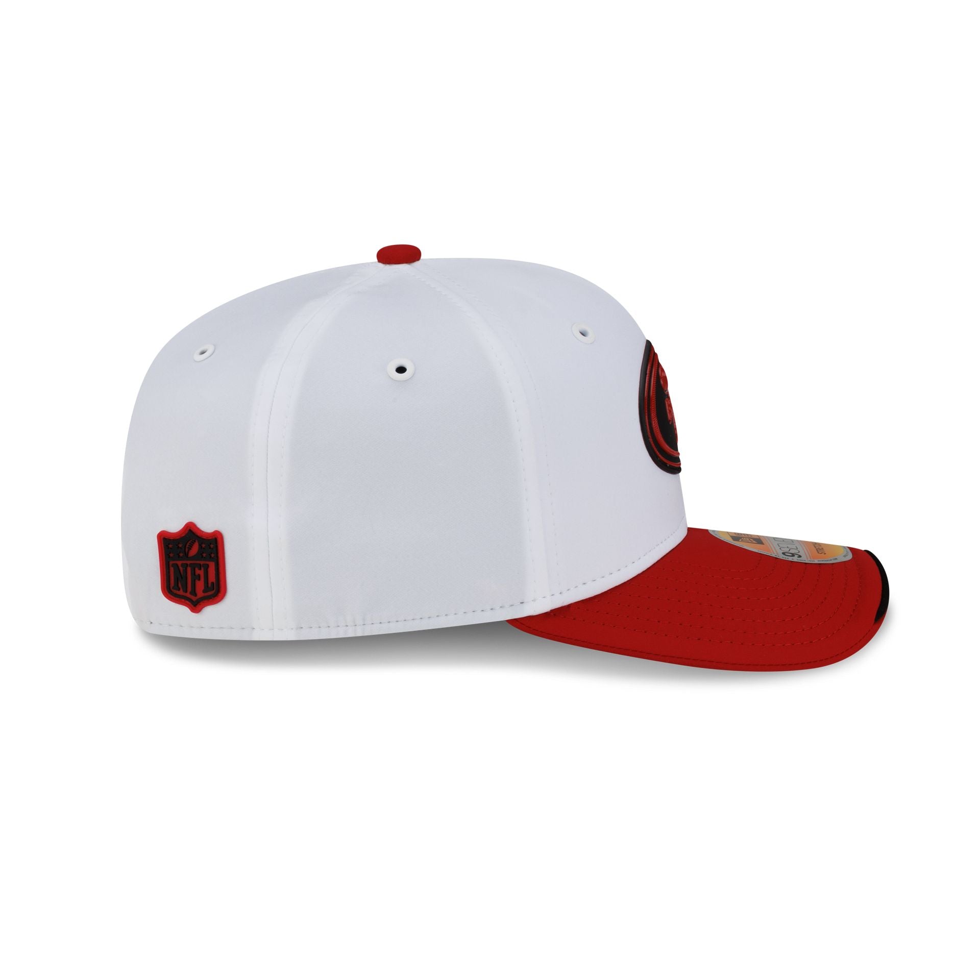 San Francisco 49ers 2026 Sideline White 9SEVENTY Stretch-Snap Hat