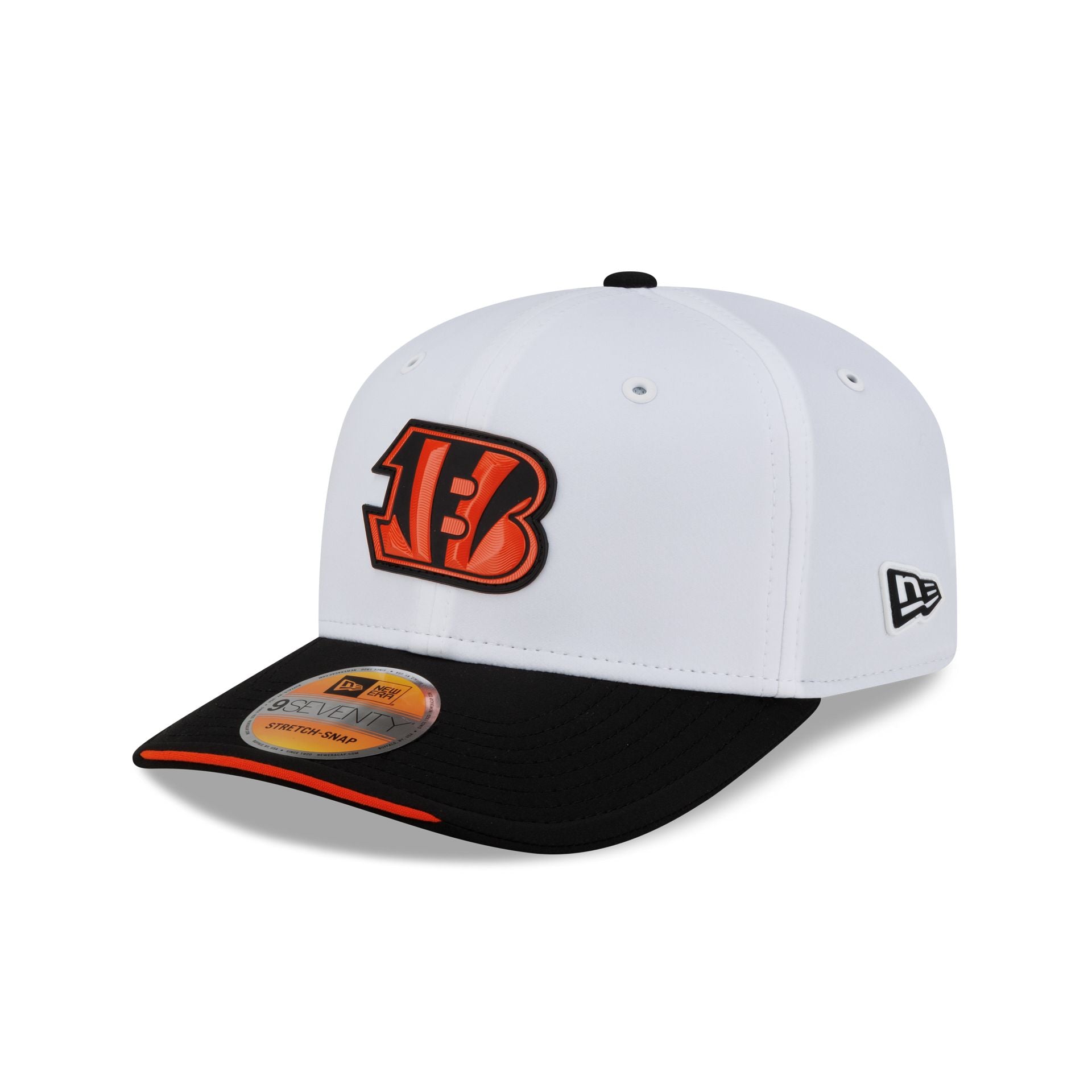 Cincinnati Bengals 2026 Sideline White 9SEVENTY Stretch-Snap Hat