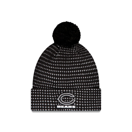 Chicago Bears 2026 Sideline Cold Weather Black Pom Knit Hat