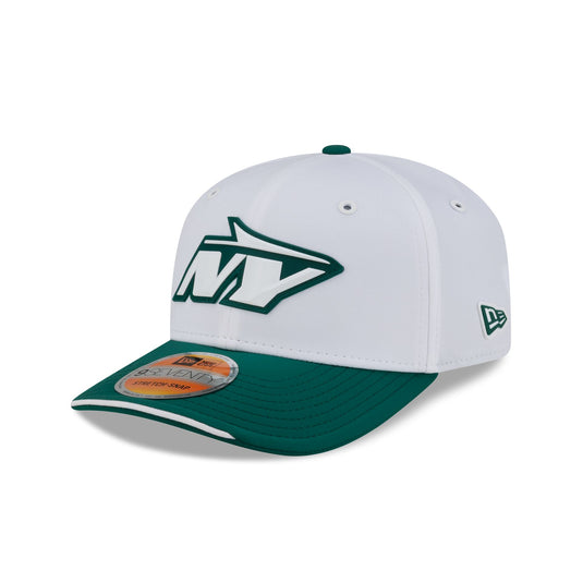New York Jets 2026 Sideline White 9SEVENTY Stretch-Snap Hat - New Era Cap