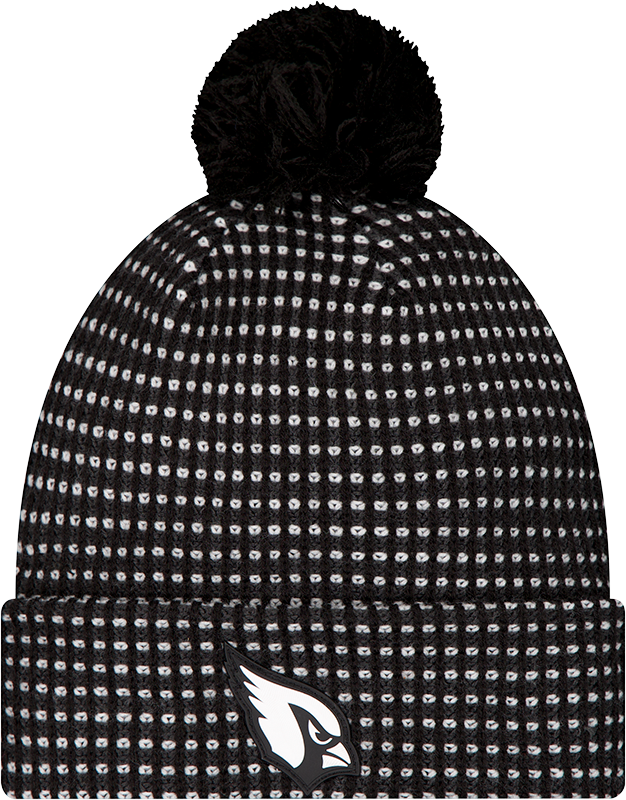 Arizona Cardinals 2026 Sideline Cold Weather Black Pom Knit Hat