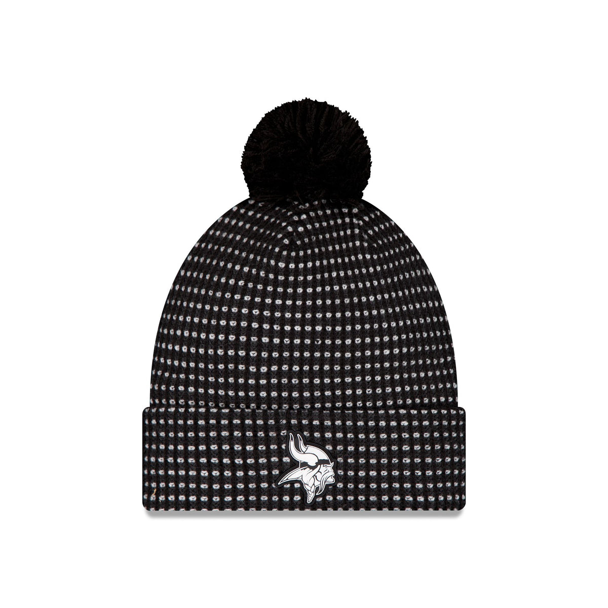Minnesota Vikings 2026 Sideline Cold Weather Black Pom Knit Hat