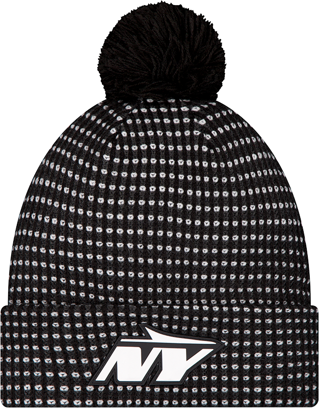New York Jets 2026 Sideline Cold Weather Black Pom Knit Hat