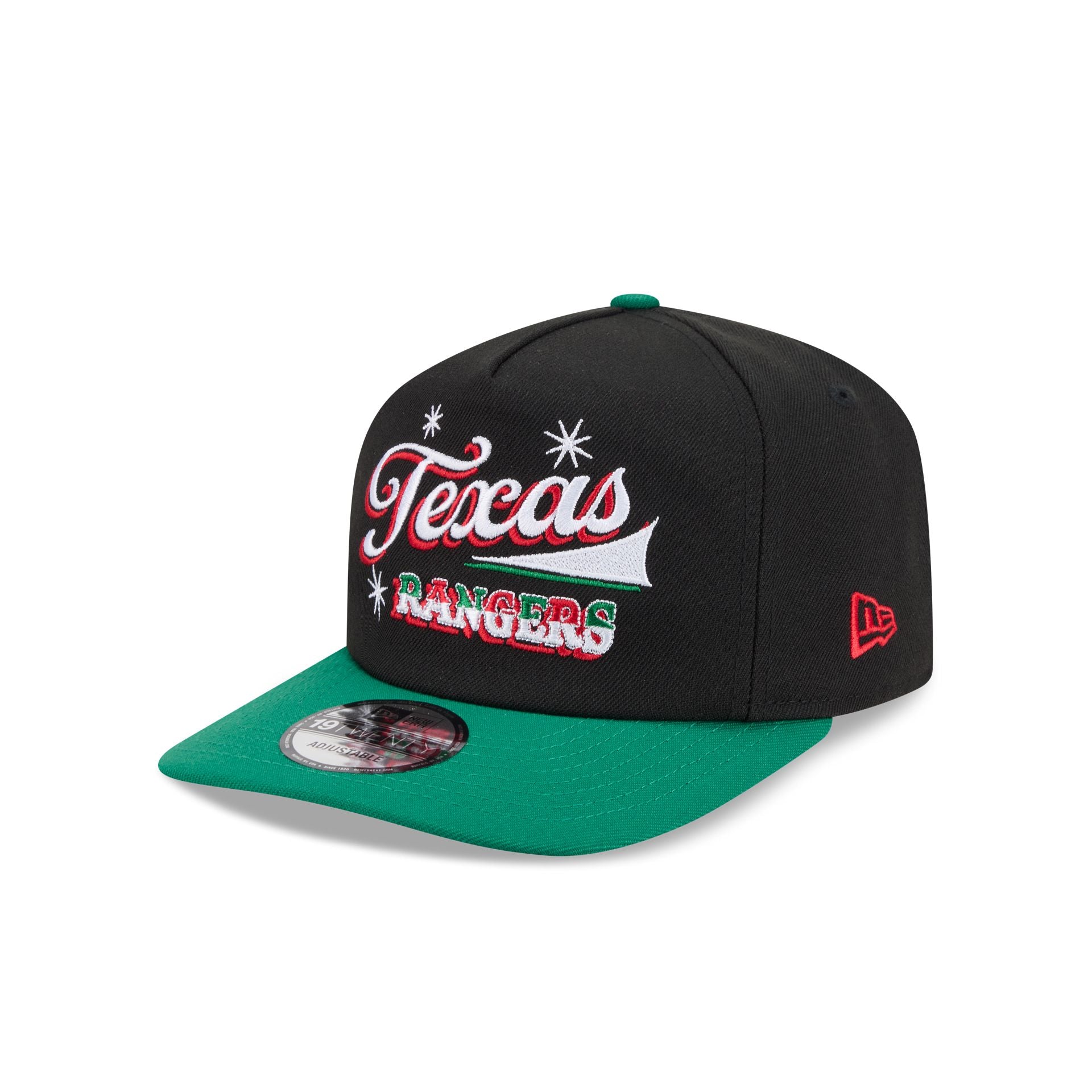 Texas Rangers Cinco de Mayo Black 19TWENTY Adjustable Hat