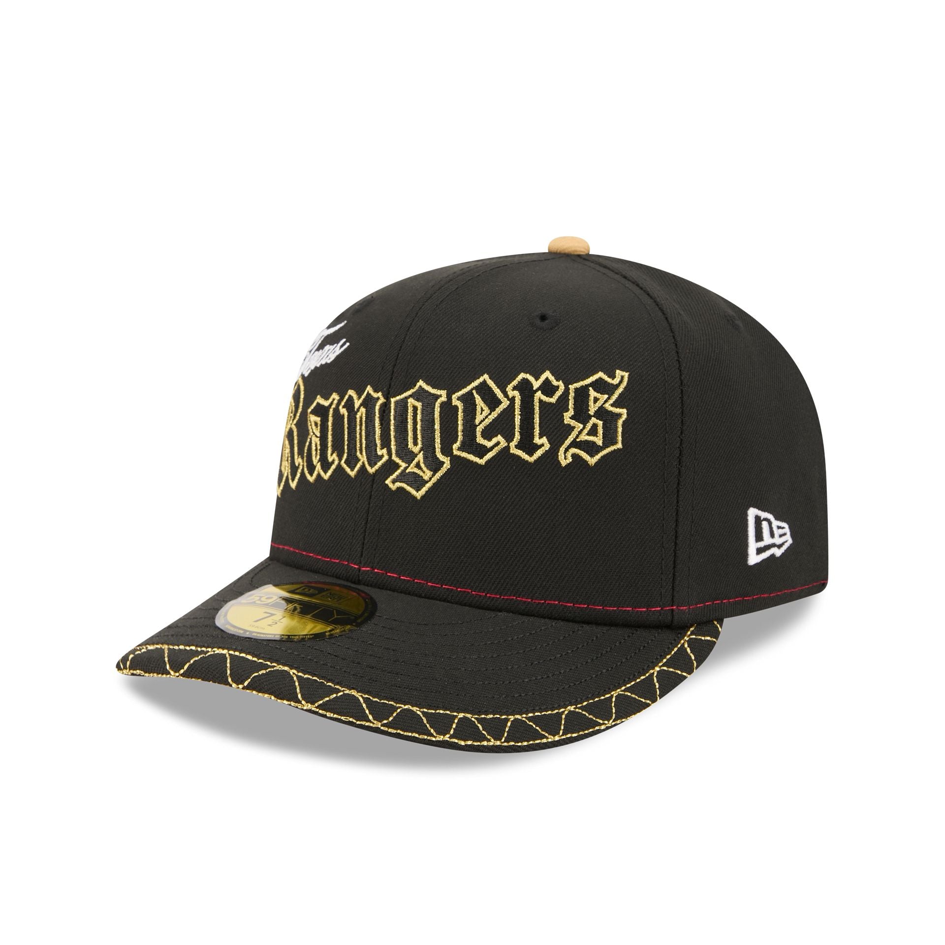 Texas Rangers Cinco de Mayo Black 59FIFTY Fitted Hat