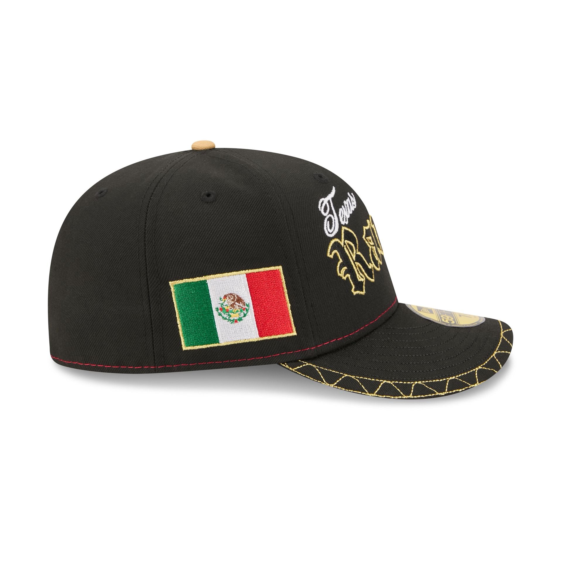 Texas Rangers Cinco de Mayo Black 59FIFTY Fitted Hat