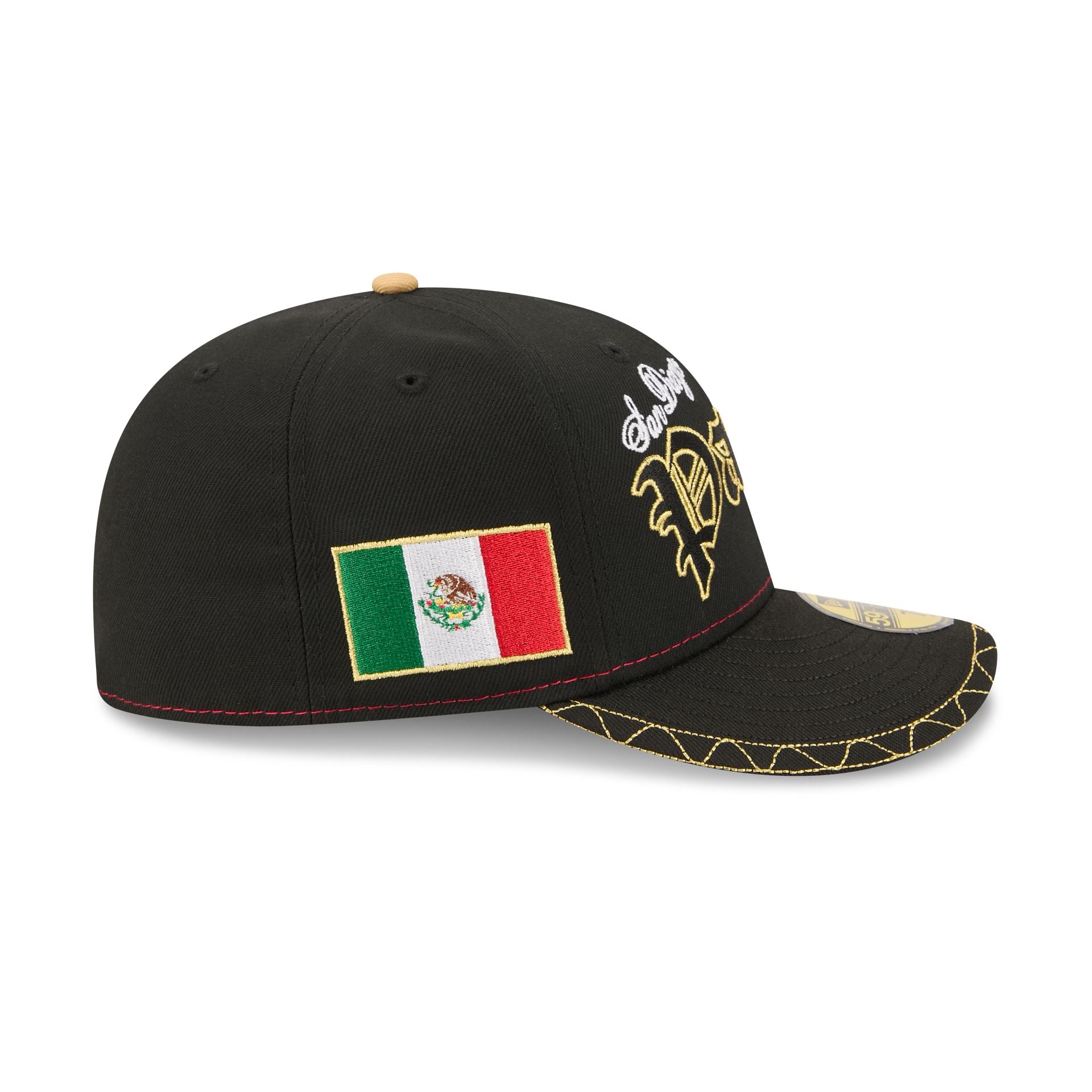 San Diego Padres Cinco de Mayo Black 59FIFTY Fitted Hat