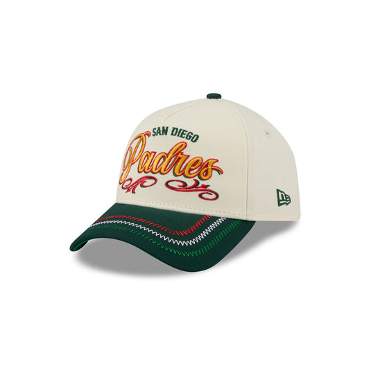 San Diego Padres Cinco de Mayo Chrome White 9FORTY A-Frame Snapback Hat - New Era Cap
