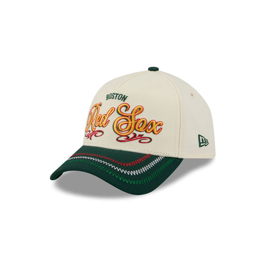 Boston Red Sox Cinco de Mayo Chrome White 9FORTY A-Frame Snapback Hat - New Era Cap