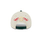 Chicago Cubs Cinco de Mayo Chrome White 9FORTY A-Frame Snapback Hat