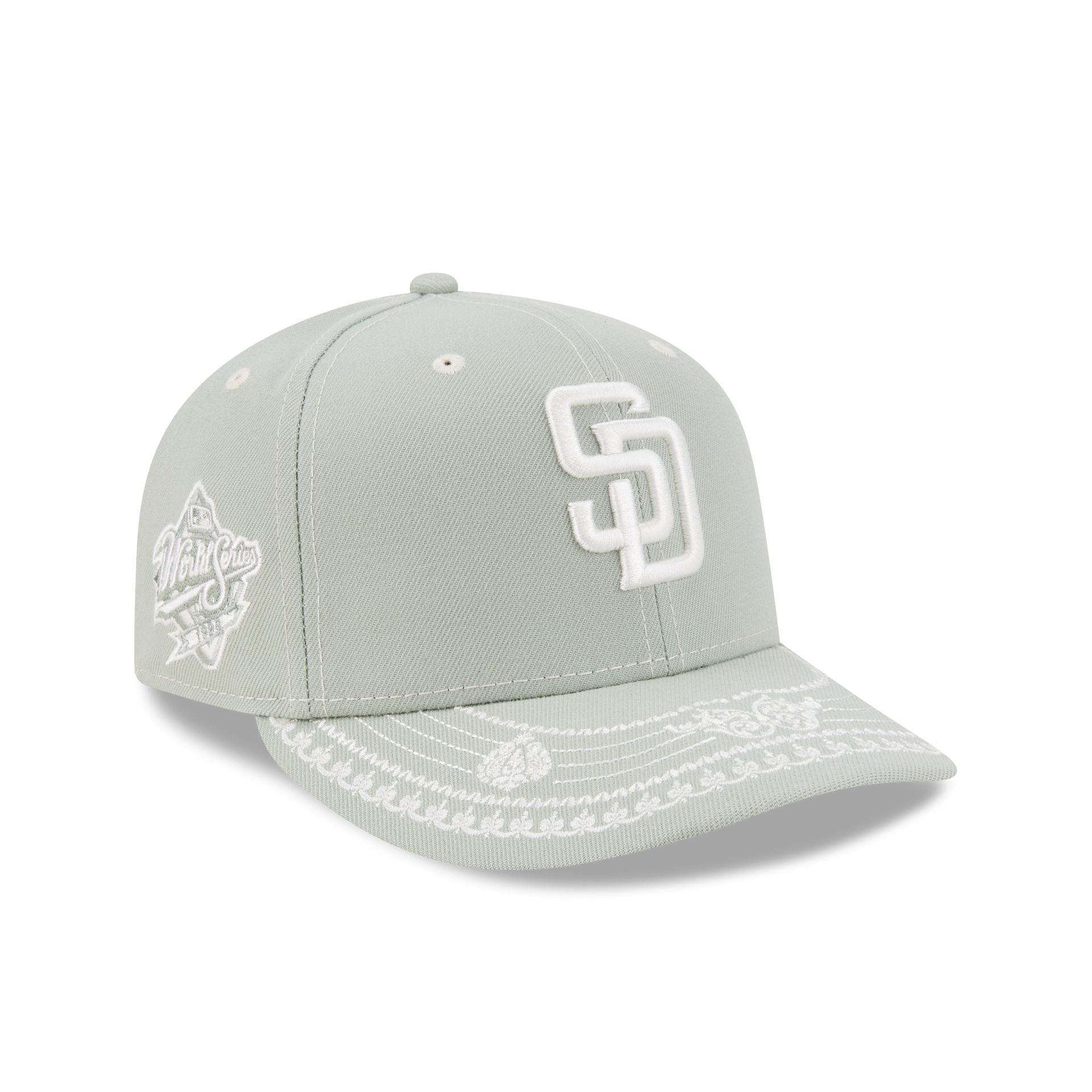San Diego Padres Everest Green Stitched 59FIFTY Fitted Hat – New