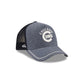 Chicago Cubs Navy Brushed Chambray 9FORTY A-Frame Trucker Hat