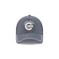 Chicago Cubs Navy Brushed Chambray 9FORTY A-Frame Trucker Hat