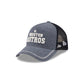 Houston Astros Navy Brushed Chambray 9FORTY A-Frame Trucker Hat