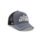 Houston Astros Navy Brushed Chambray 9FORTY A-Frame Trucker Hat