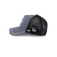 Atlanta Braves Navy Brushed Chambray 9FORTY A-Frame Trucker Hat
