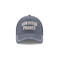 San Diego Padres Navy Brushed Chambray 9FORTY A-Frame Trucker Hat