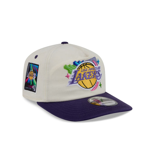Los Angeles Lakers Hardwood Classics Retro Chrome 19TWENTY Adjustable Hat - New Era Cap